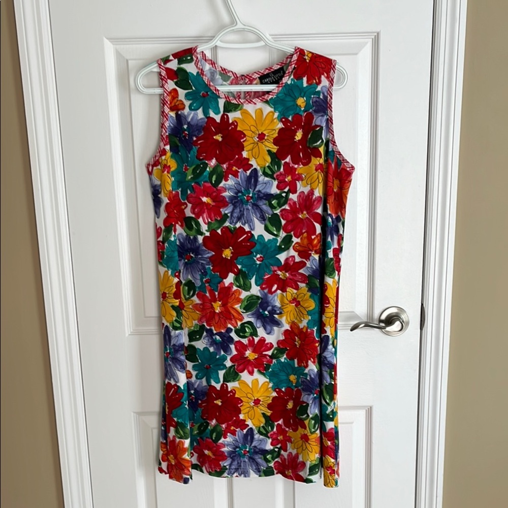 Floral Sleeveless Carole Little summer dress